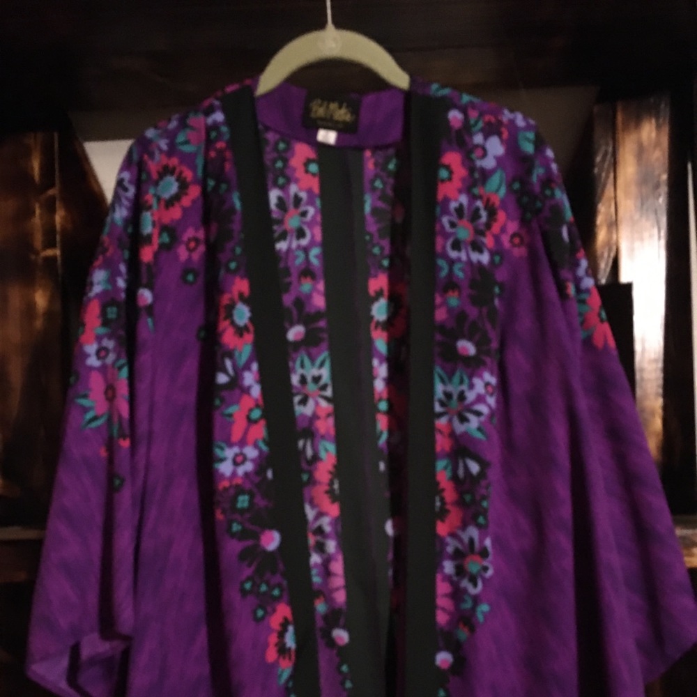 NWOT Bob Mackie sheer top